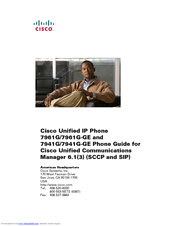 Cisco CP-7941G-GE Phone Manual
