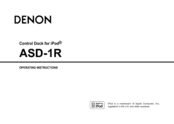 Denon ASD-1RBK Operating Instructions Manual