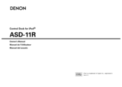 Denon ASD11RK Owner's Manual