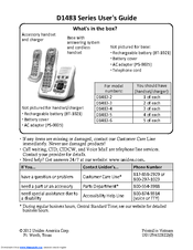 Uniden D1483-6 User Manual
