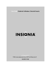 Insignia IS-EDPLTV42 User Manual