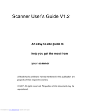 PLUSTEK V1.2 User Manual