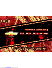CHEVROLET 1998 Tahoe Manual