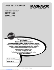 Magnavox 20MT2336 Manuel D'utilisation