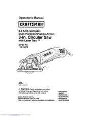 Craftsman 10872 - Mini Circular Saw Manuals | ManualsLib