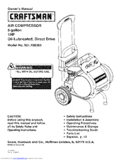Craftsman 16636 - 5 Gal. Air Compressor Owner's Manual