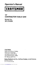 Professional Contractor Table Saw 