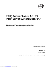 Intel SR1530 - AHJPCIERISER PCI-E x8 Riser Card Technical Product Specification