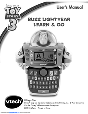 Vtech Buzz Lightyear Learn & Go User Manual