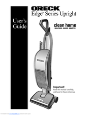 Oreck Edge User Manual