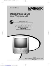 Magnavox MC13D1MG99 - Tv/vcr Combination - Mono User Manual