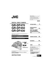 JVC DF450 - Camcorder - 680 KP Instructions Manual
