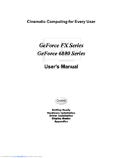 NVIDIA 6800 - GeForce GTO PCI 256MB Graphics Card User Manual