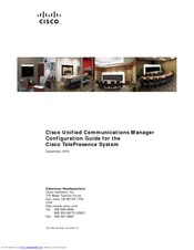 Cisco Unified Communications Manager Configuration Manual