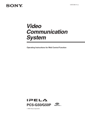 Sony Ipela PCS-G50 Operating Instructions Manual