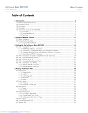 Lacie Black RECORD User Manual