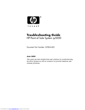 HP Rp5000 - Point of Sale System Troubleshooting Manual