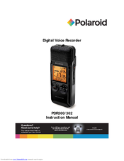 Polaroid PDR300 Instruction Manual