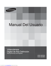 Samsung HMX-M20BN Manual Del Usuario