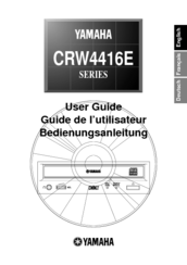 Yamaha CRW4416E - CRW - CD-RW Drive User Manual