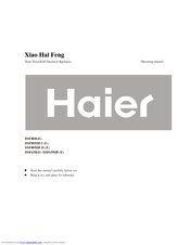 Haier DSF65B E Operating Manual