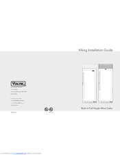 Viking DDWB301 Installation Manual