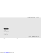 Viking Designer DFUW2441CR Installation Manual