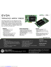 EVGA Teradici APEX 2800 Server Offload card by Specifications