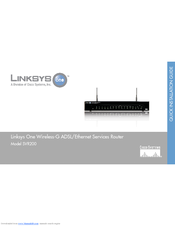 Linksys SVR200 - One Wireless-G ADSL/EN Services Router Wireless Quick Installation Manual