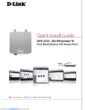 D-Link AirPremier N DAP-3525 Quick Install Manual