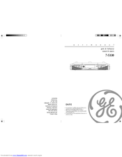 GE Spacemaker 7-5330 User Manual