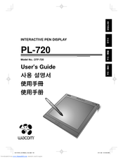 WACOM PL-720 - User Manual