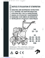 Pilote 88 NS25 Operating And Maintenance Instructions Manual