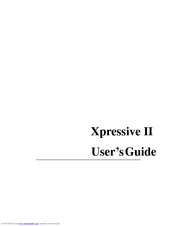 ELNA XPRESSIVE 2 User Manual