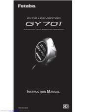 FUTABA GY701 Installation Instructions Manual
