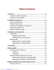 3COM H3C IMC STANDARD PLATFORM - Installation Manual
