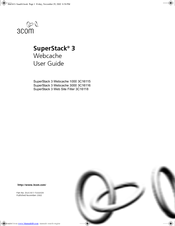3COM SuperStack 3 WEBCACHE 1000 User Manual