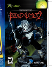 Games Microsoft Xbox BLOOD OMEN 2 Manual