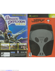 Games Microsoft Xbox JSRF-JET SET RADIO FUTURE Manual