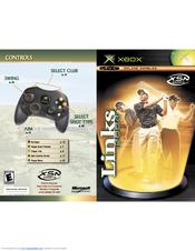 Games Microsoft Xbox LINKS 2004 Manual