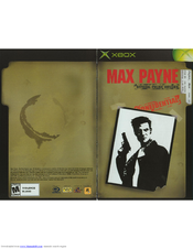 Games Microsoft Xbox MAX PAYNE Manual