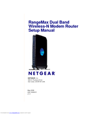 Netgear RangeMax DGND3300B Setup Manual