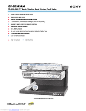 Sony Walkman ICF-CD543RM Specifications