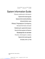 Dell Axim X30 System Information Manual