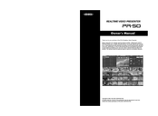 Edirol PR-50 Owner's Manual