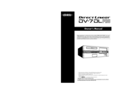 Edirol Direct Linear DV-7DL Pro Owner's Manual