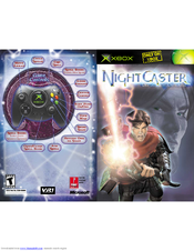 Games Microsoft Xbox NIGHTCASTER-DEFEAT THE DARKNESS Manual