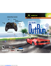 Games Microsoft Xbox OUT RUN 2 Manual