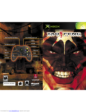 Microsoft game studios TAO FENG-FIST OF THE LOTUS Manual
