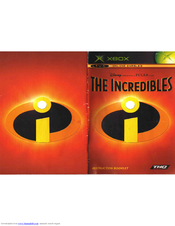 THQ THE INCREDIBLES Manual